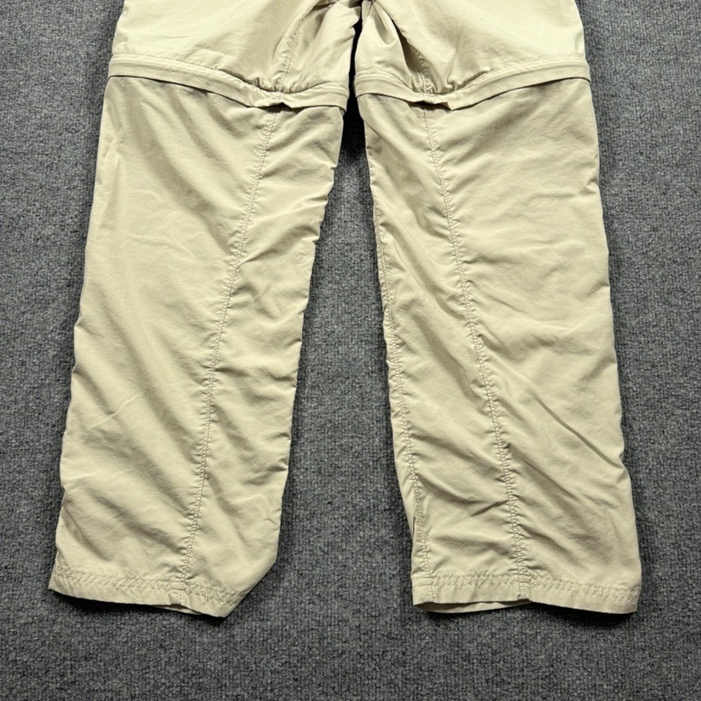 Columbia Convertible Cargo Pants Womens S Khaki Titanium Omni-Dry Zip Off Hiking - Picture 7 of 15